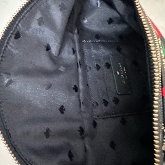 Nylon Belt Bag NWOT HTF Kate Spade NY Chelsea in Whimsey Floral. Dark Blue - Picture 6 of 6